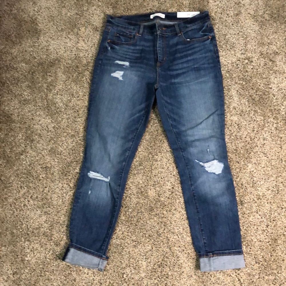 LOFT Distressed Denim